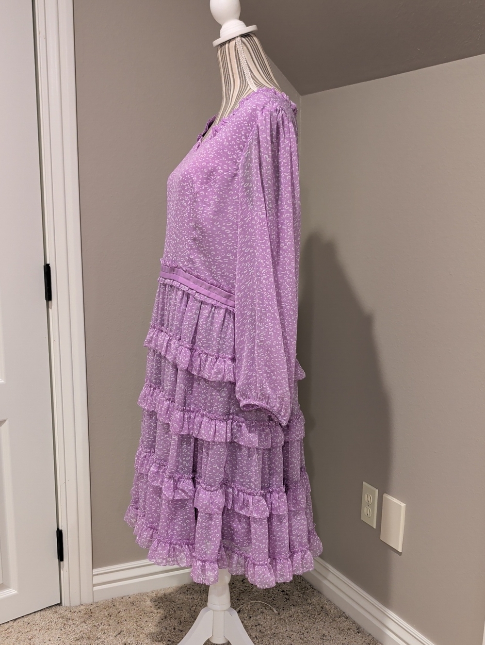 Ivy City Co Sammy Dress In Purple - Picture 4 of 6
